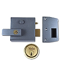 Yale No. 1 60mm Auto-Deadlocking Nightlatch With Brass Cylinder Yale No. 1 60mm Auto-Deadlocking Nightlatch With Brass Cylinder