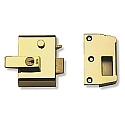 Yale No.2 40mm Auto-Deadlocking Nightlatch Brasslux With Brass Cylinder Yale No.2 40mm Auto-Deadlocking Nightlatch Brasslux With Brass Cylinder