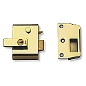 Yale No.2 40mm Auto-Deadlocking Nightlatch Brasslux With Brass Cylinder