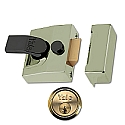 Yale 85 Narrow Style Nightlatch Brasslux With Brass Cylinder Yale 85 Narrow Style Nightlatch Brasslux With Brass Cylinder
