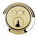 Yale 1109 Rim Cylinder Brass