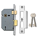 Union 2277 3 Lever Sashlock (64mm Chrome)