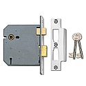 Union 2277 3 Lever Sashlock (100mm Chrome)