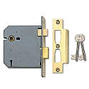 Union 2277 3 Lever Sashlock (100mm Brass)