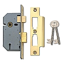 Union 2277 3 Lever Sashlock (50mm Brass)