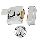 Yale 85 Narrow Style Nightlatch Polished Chrome