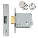 Chubb 3G114E B/S Deadlock (80mm Satin Chrome)