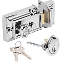 Yale 77 Non-Deadlock Traditional Nightlatch Polished Chrome