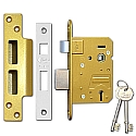 Asec B/S Sashlock (76mm Satin Chrome)