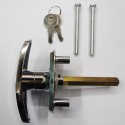 Garage "T" Door Handle with Diamond Spindle